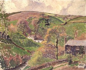 Vallée de Blackpool - Lucien Pissarro