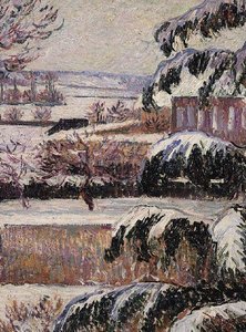 Impression de neige, Eragny - Lucien Pissarro