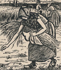 Ruth glanant, 1919 - Lucien Pissarro