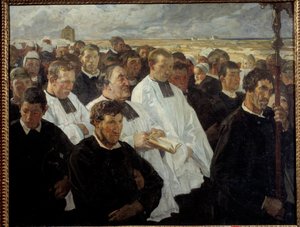 Procession à Penmarch en Bretagne