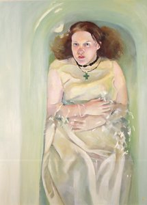 Fille dans son bain, 2004 (huile sur toile)