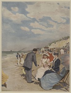 À Étretat, la saison battait son plein