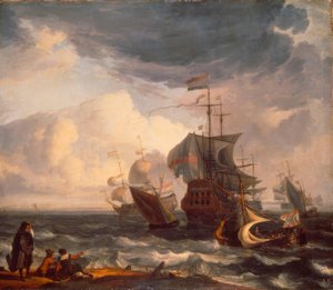 Navires de guerre hollandais