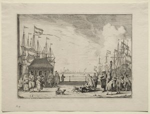 Port à Amsterdam - Ludolf Backhuysen