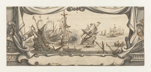 Combat naval dans une cartouche