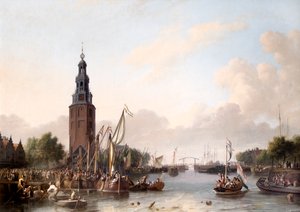 Un homme de rang embarquant à Amsterdam