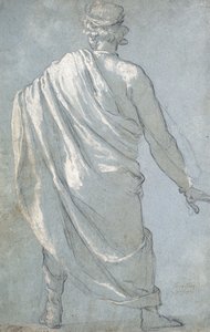 Un homme vu de dos portant un manteau