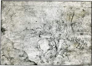 Erminia et les bergers, c.1600 - Ludovico Carracci
