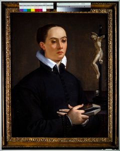 Dame avec crucifix
