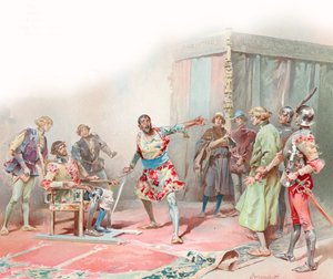 Illustration pour Othello de Shakespeare (chromolitho)