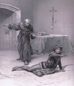 Vivre ici au paradis, et pouvoir la regarder., illustration de Roméo et Juliette - Ludovico Marchetti