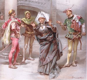 Nourrice Dieu vous bonjour messieurs., illustration de Roméo et Juliette