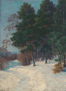 Forêt en hiver - Ludovit Cordak