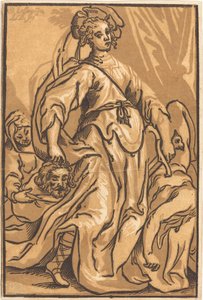 Judith et Holopherne - Ludwig Büsinck after Georges Lallemand