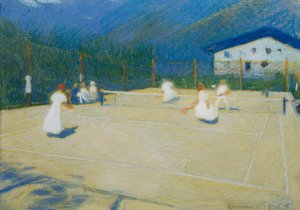 Court de tennis à Gossensass