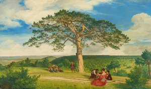 Die Breite Föhre près de Brühl à Mödling, 1838