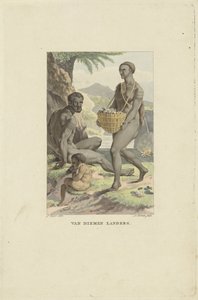 Habitants de la Tasmanie - Ludwig Gottlieb Portman