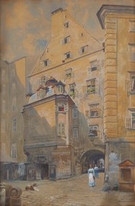 La cour de la Trinité à Vienne