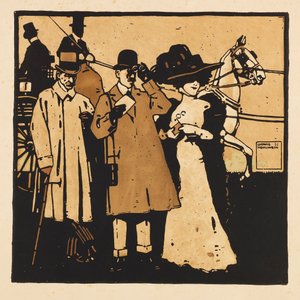 Du portfolio Turf. Douze images de courses de chevaux, 1909