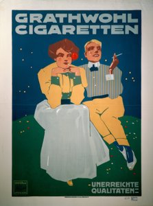 Cigarettes Grathwohl - Ludwig Hohlwein
