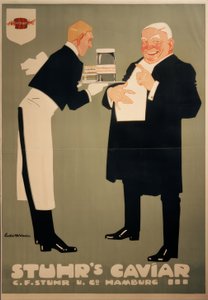 Aliments / Caviar (œufs nettoyés et salés) - Ludwig Hohlwein