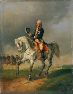 Kaiser Joseph II à cheval - Ludwig Johann Passini