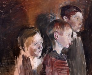 Trois frères et sœurs - Ludwig Karsten