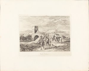 Ponte Salaro - Ludwig Richter
