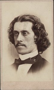 Portrait du compositeur Josef Strauss 1827-1870, vers 1860