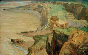 Côtes rocheuses du sud - Ludwig von Hofmann