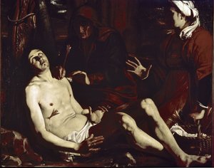 Saint Sébastien guéri par les saintes femmes - Luigi Miradori