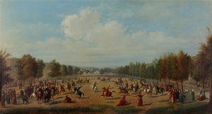 Jeu de jereed à Kagithane, vers 1890 - Luigi Acquarone