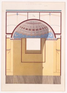 Niche dans le tepidarium, Maison de Diomède, Pompéi, 1897 - Luigi Bazzani