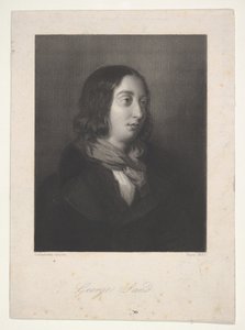Portrait de George Sand - Luigi Calamatta
