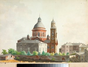 Vue de la basilique Santa Maria Assunta di Carignano à Gênes - Luigi Garibbo