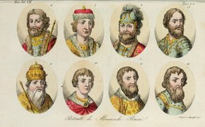 6. Yaroslav 7. Sviatoslav II 8. Sviatopolk 9. Vladimir Monomakh 10. Yuri I 11. Ivan II 12. Dmitry Donskoy 13. Ivan III, 1831