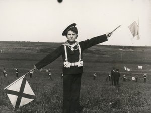 Balilla avec les signaux de la Marine - Luigi Leoni