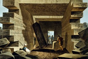 Intérieur du Temple de Jupiter