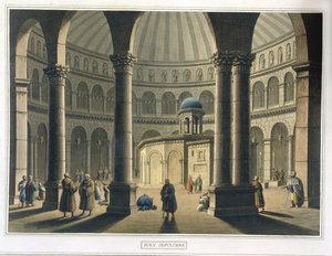 Le Saint-Sépulcre, pub. par William Watts, 1806 - Luigi Mayer