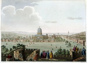 Le Temple de Salomon - dans « Vues dans les dominions ottomans, en Europe, en Asie, et quelques îles de la Méditerranée » d