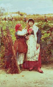 Paysans dans un vignoble - Luigi Nono