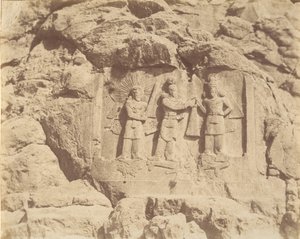 7 [Tag-e Bustan, Cérémonie de Couronnement de Shapour II, Kermanshah], années 1840-60