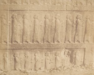 Procession sur la façade de la Grande Scala, 1858