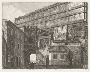 Porta Maggiore à Rome - Luigi Rossini