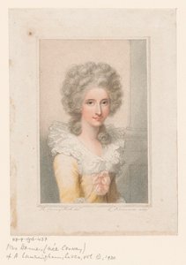 Portrait du sculpteur Anne Seymour Damer - Luigi Schiavonetti