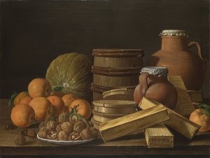 Nature morte avec oranges et noix - Luis Egidio Melendez