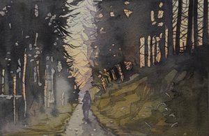 Promenade au crépuscule dans la forêt - Luisa Millicent