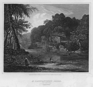Les cellules de Saint-Constantin, près du château de Corby, Cumberland