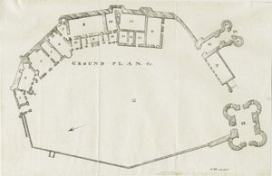 Château de Dudley (lithographie) - Luke Booker