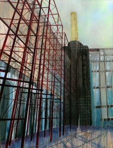 Work in Progress 15, 2016 (huile sur toile)